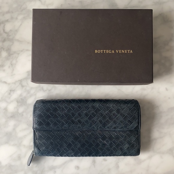 Bottega Veneta Intrecciato Weave Leather Continental Wallet - Picture 1 of 8